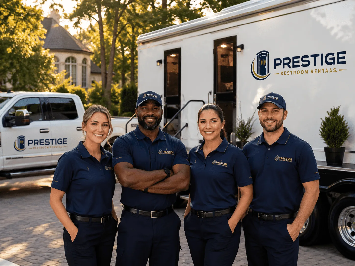 Trusted Luxury Portable Restrooms company in Decker, MI